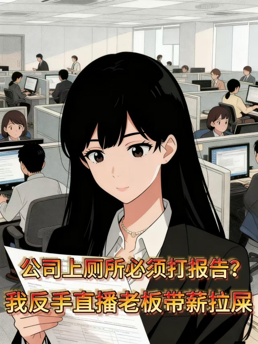 公司上厕所必须打报告，我反手直播老板带薪拉屎